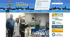 Desktop Screenshot of camarataquara.com.br